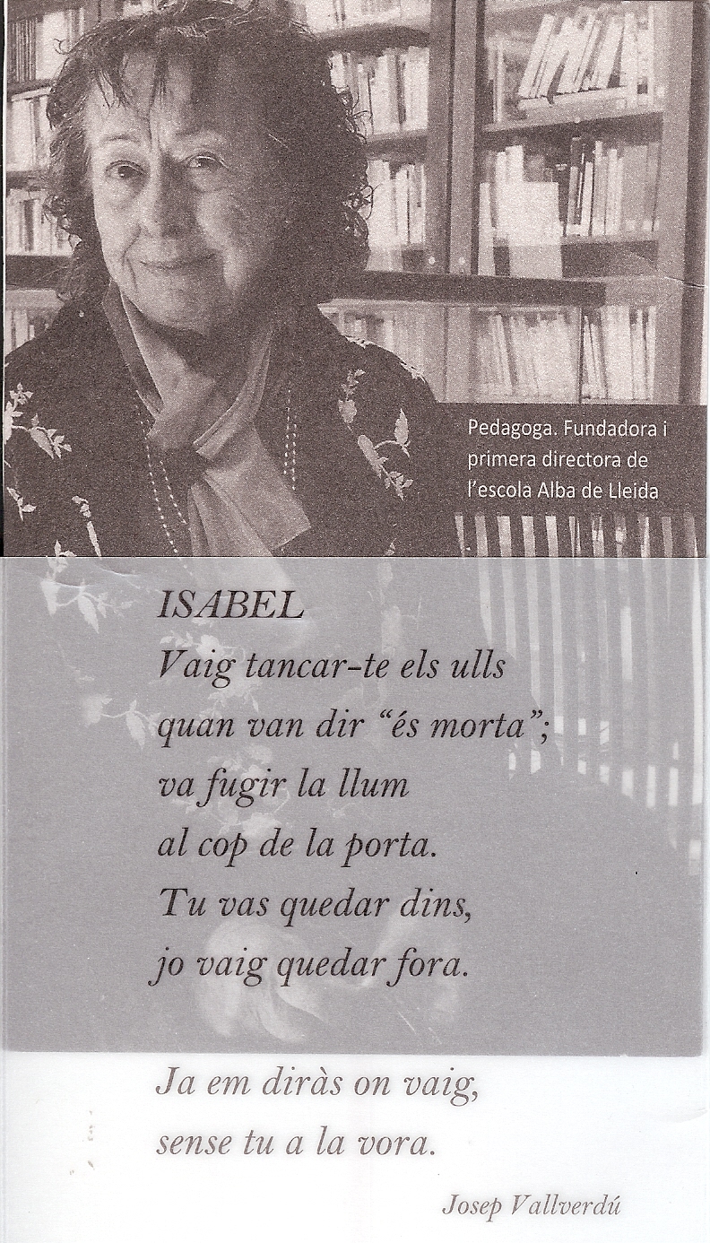 Homenatge a la Isabel